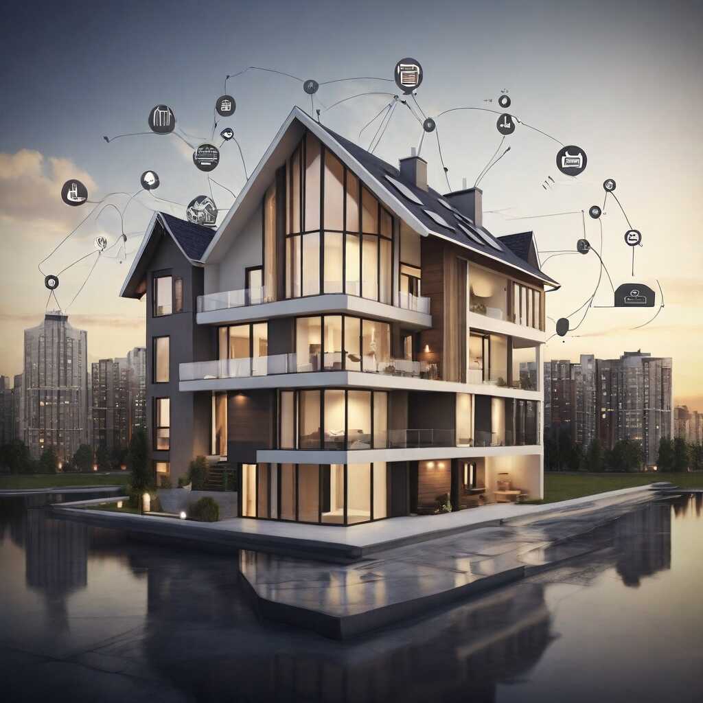 Property management CRM dashboard view