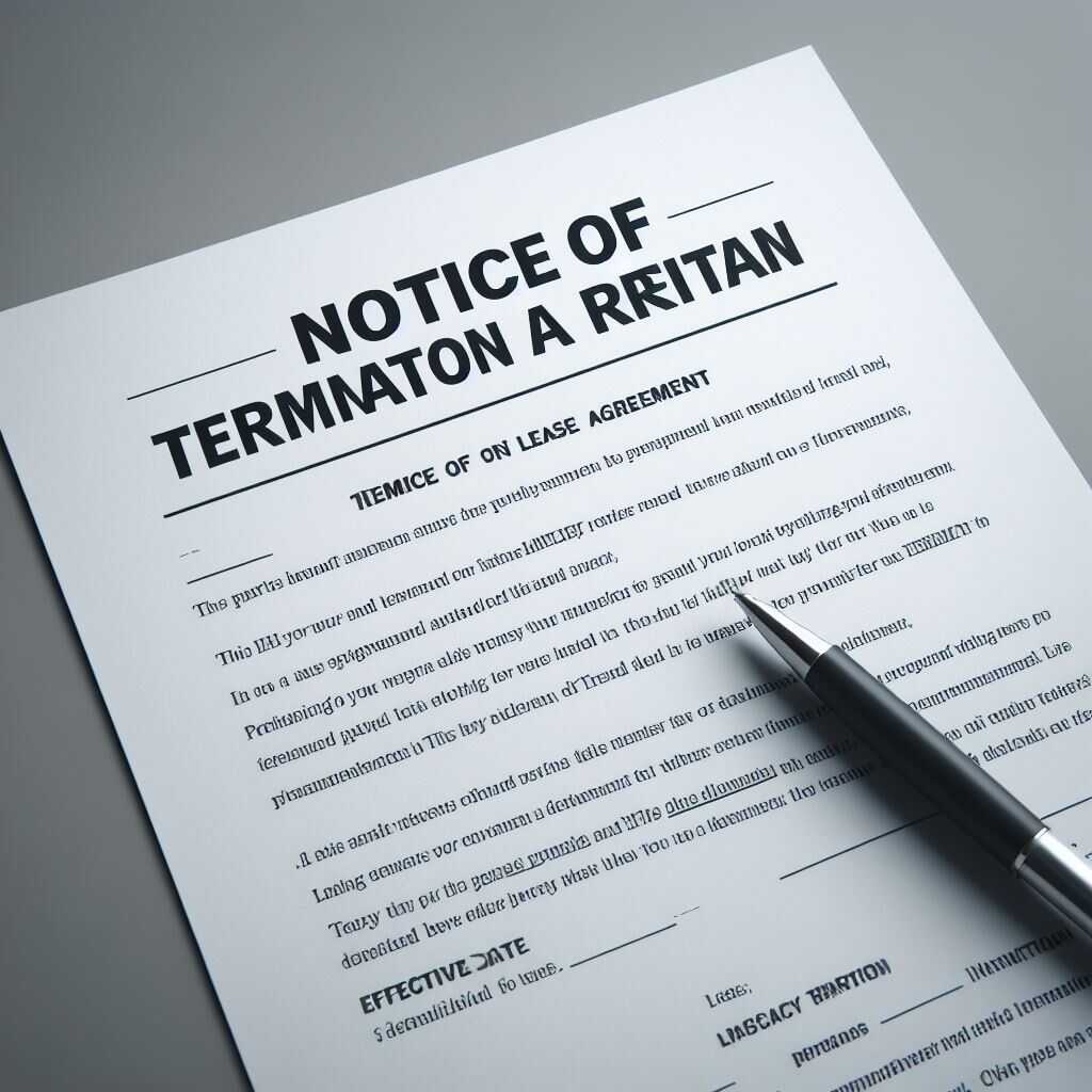 Understanding lease termination notice