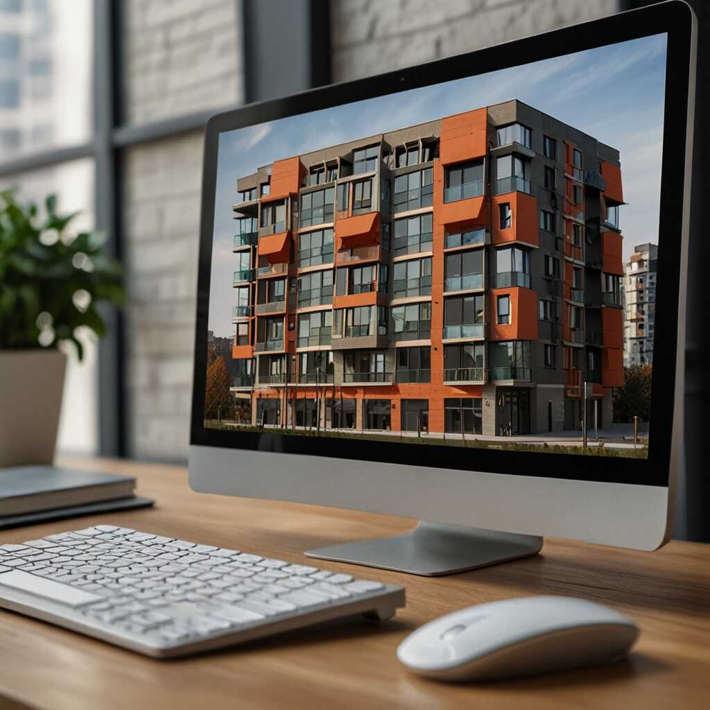 Corporate housing operations manager reviewing leasing dashboard on a laptop