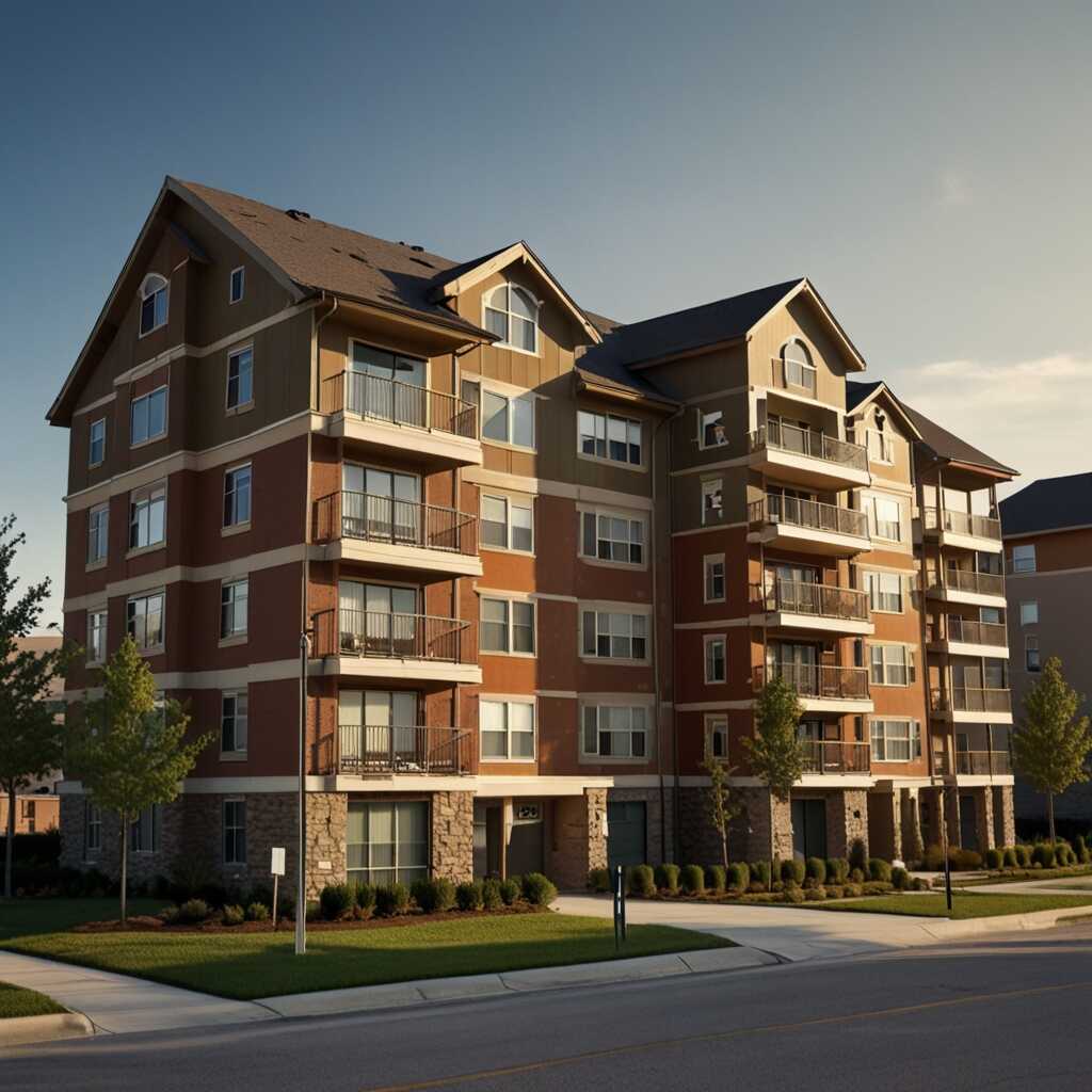 Dashboard showing key leasing metrics like time-to-lease for multiple properties