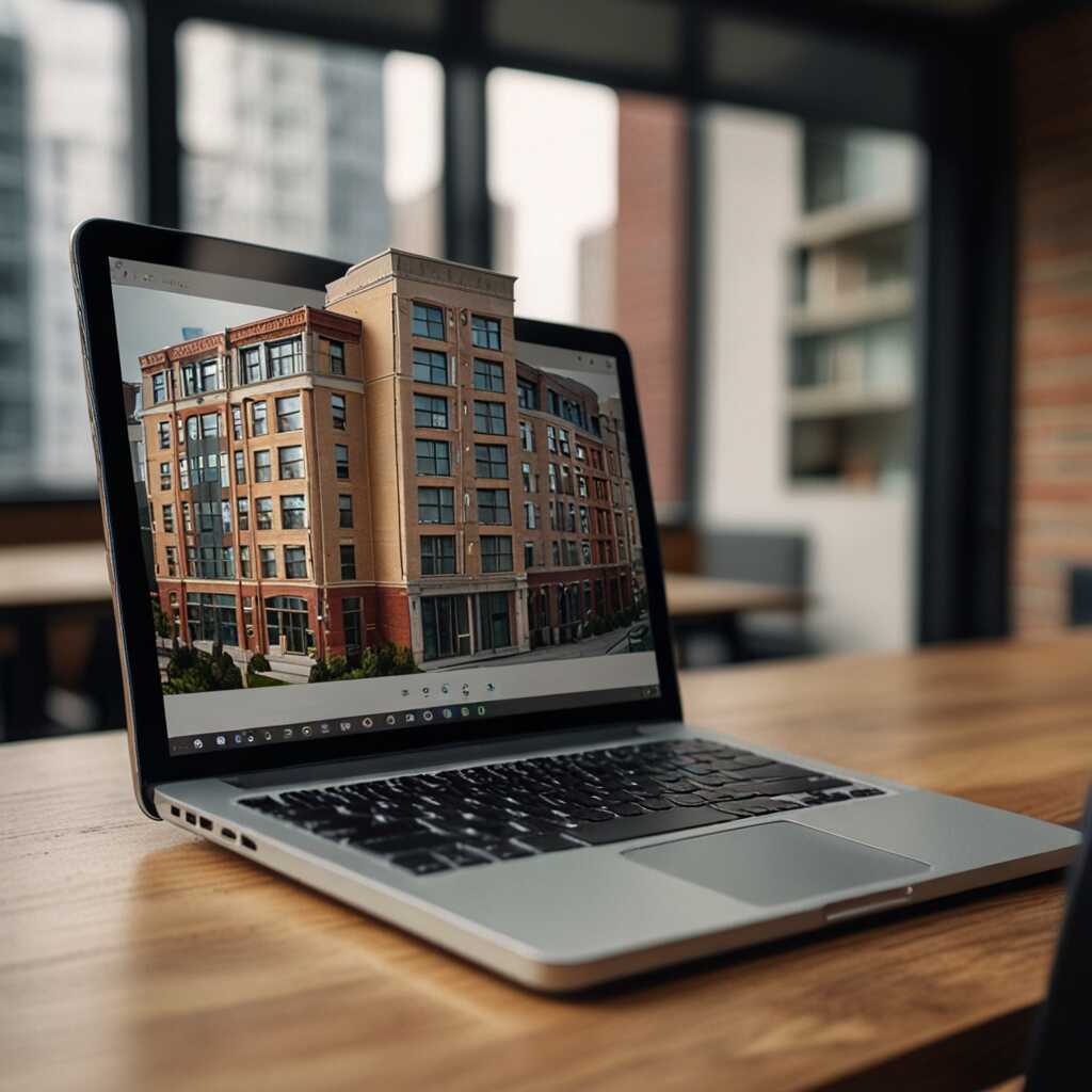 Image of a property manager using centralized automation tools
