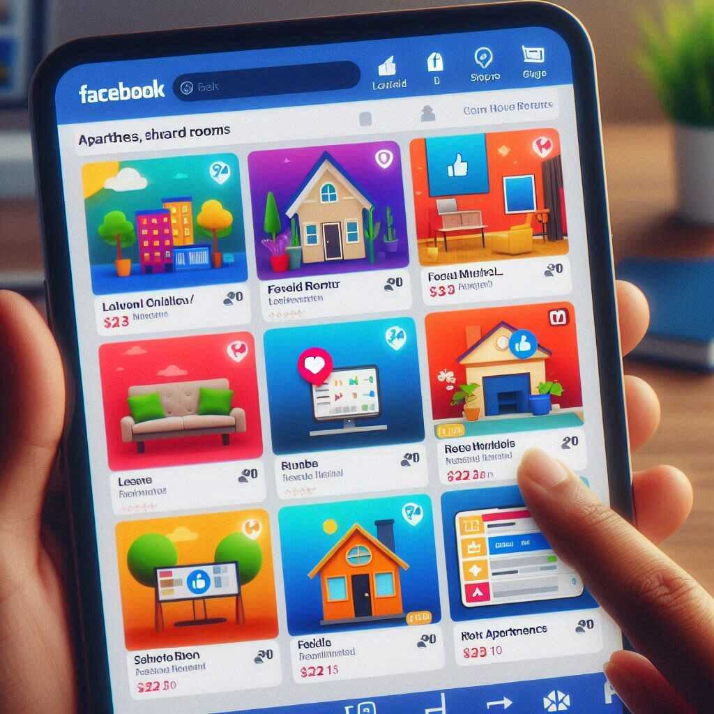 Impressive number of property listings on Facebook