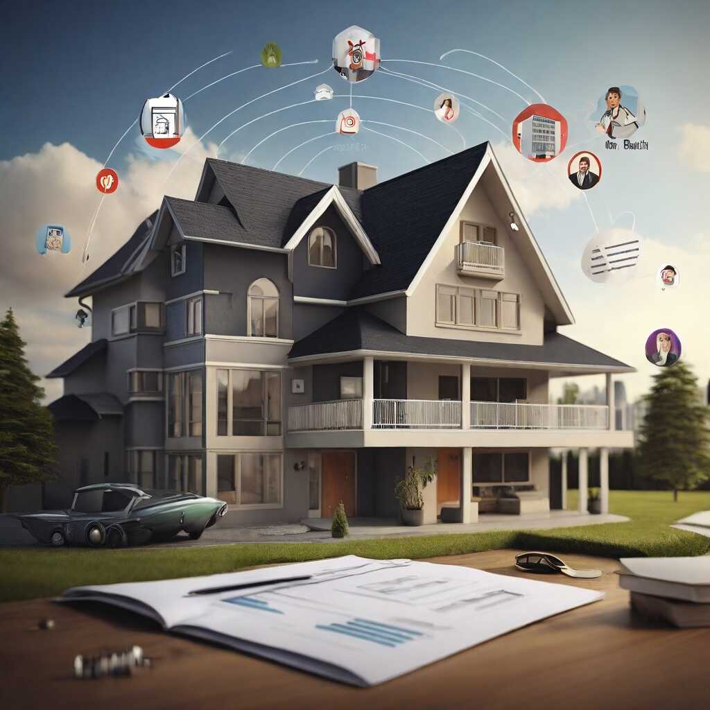 Modern property management CRM dashboard displaying analytics and KPIs
