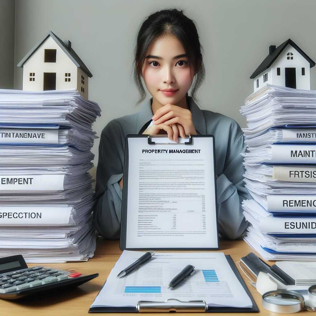 Dashboard displaying comprehensive property analytics metrics and performance data visualization