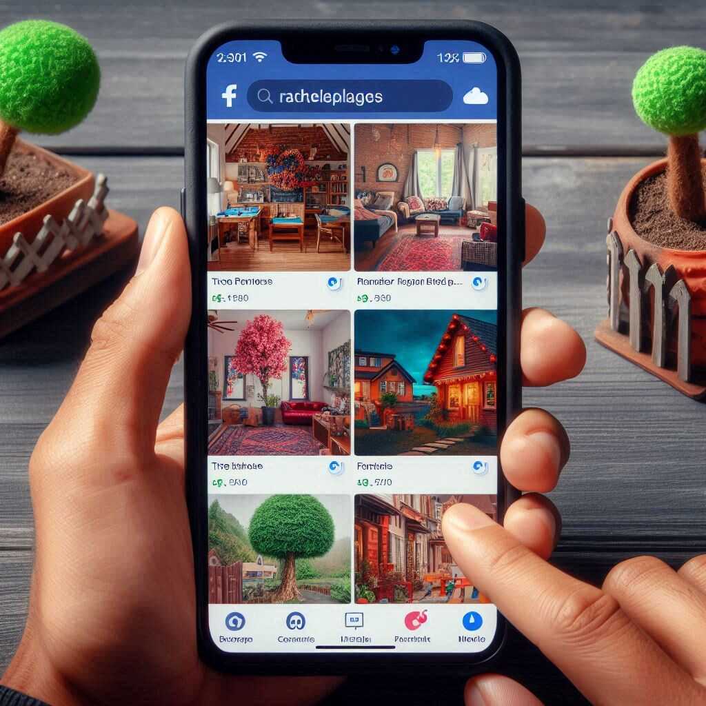 Property viewing arrangements through Facebook Marketplace