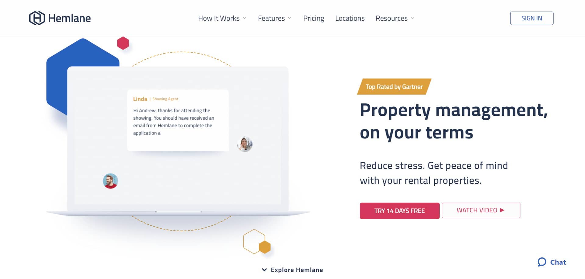 Screenshot of Hemlane Property Management Software