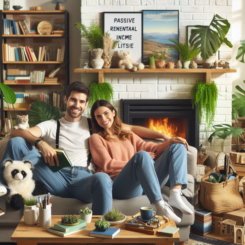 Illustration of chatbot answering tenant questions