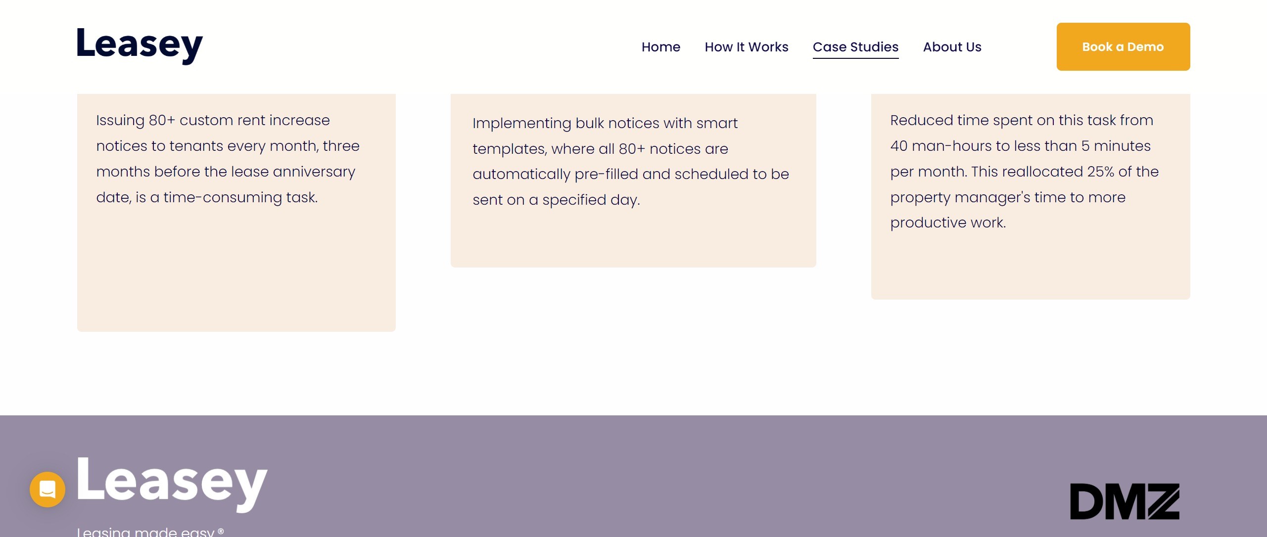 Digital calendar interface displaying scheduled property showings with time slots and property details