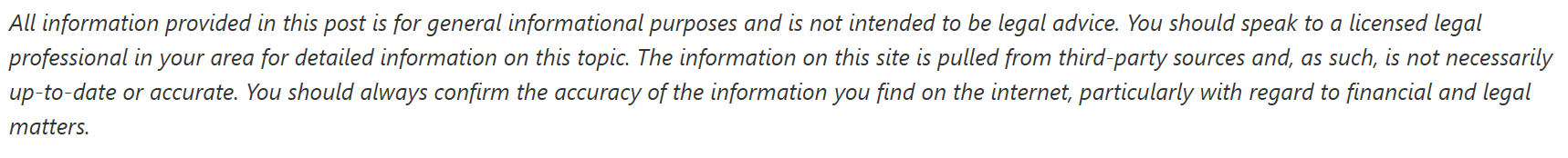 Leasey.ai disclaimer