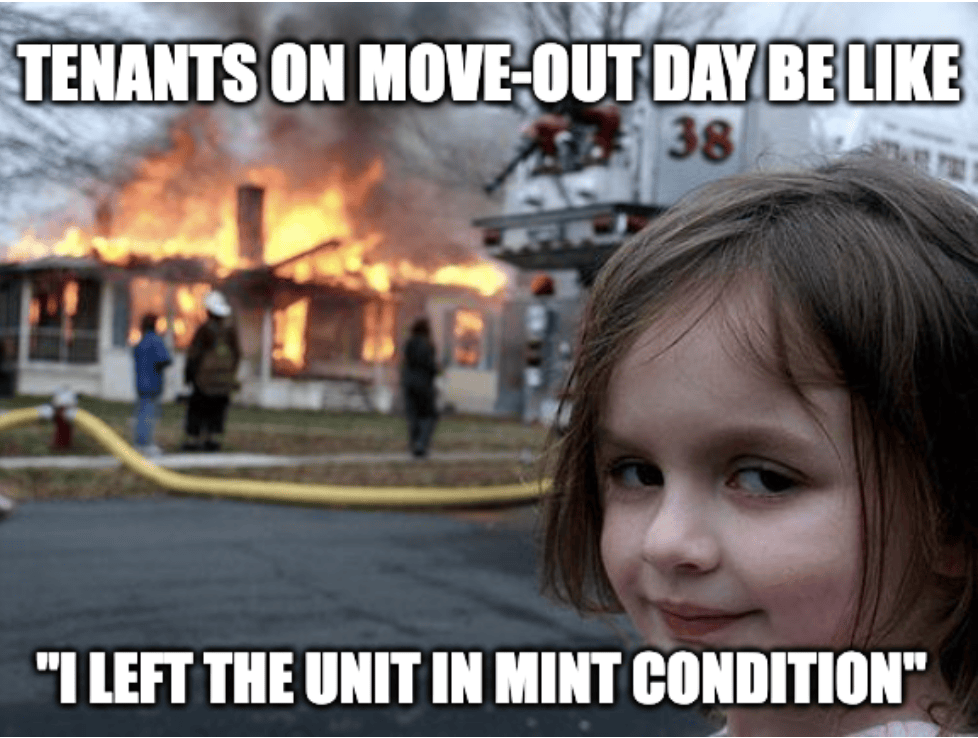 Tenents on move out day