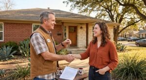 Texas requires automatically and routes the lease for signature the same day